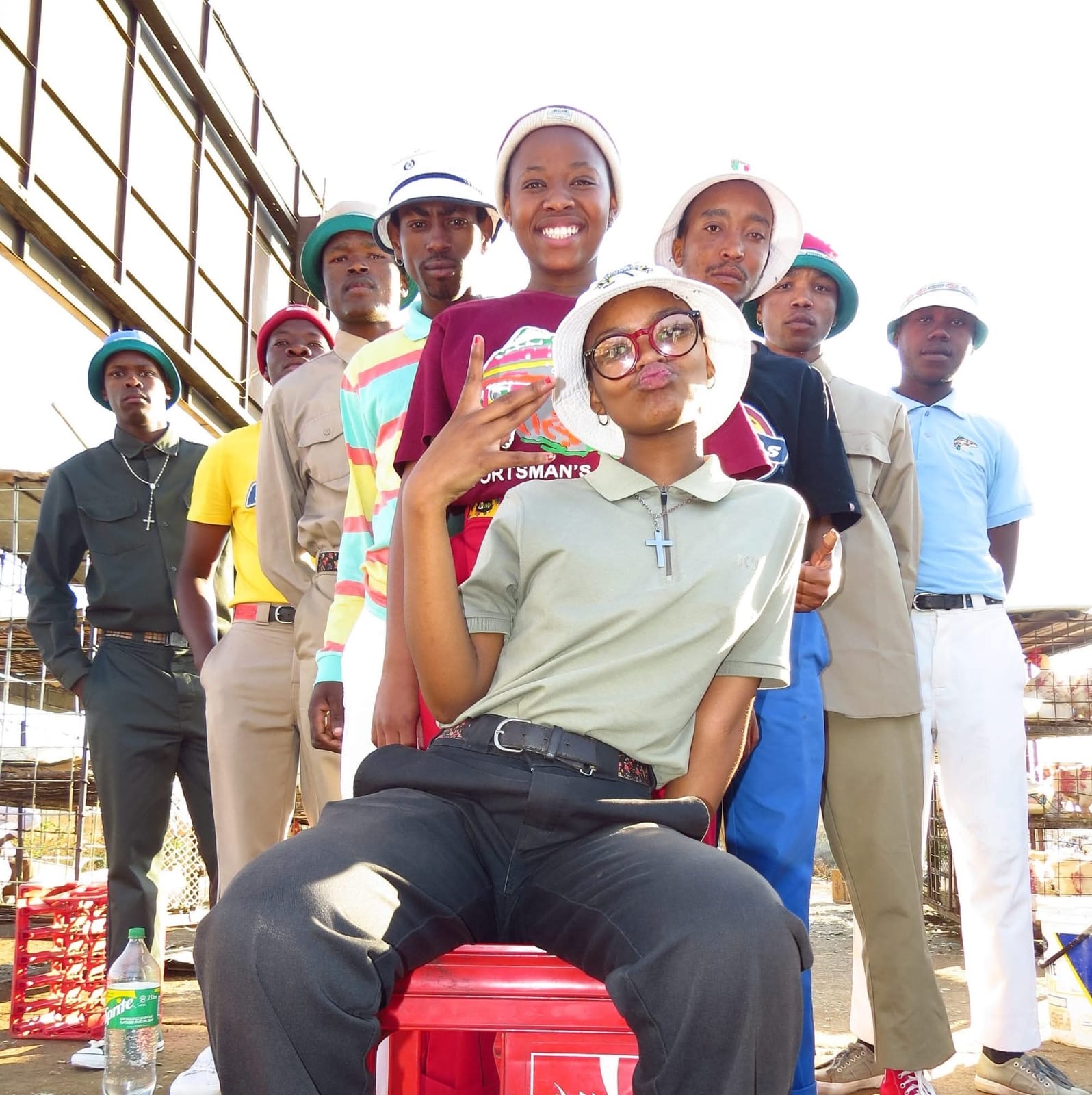 Group of Swagger Movement Pantsula dancers